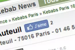 Nouvelle fiche kebab avec Open Graph de Facebook