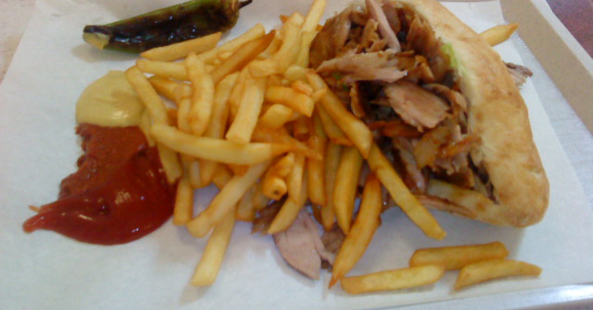 Kebab La porte St Denis à Paris