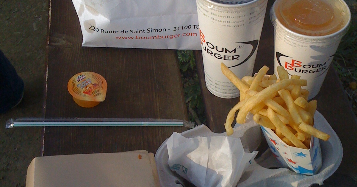 Menu KBB traditionnel Boum Burger à Toulouse