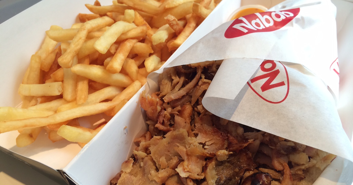 Maxi naan cheese kebab de Nabab Kebab