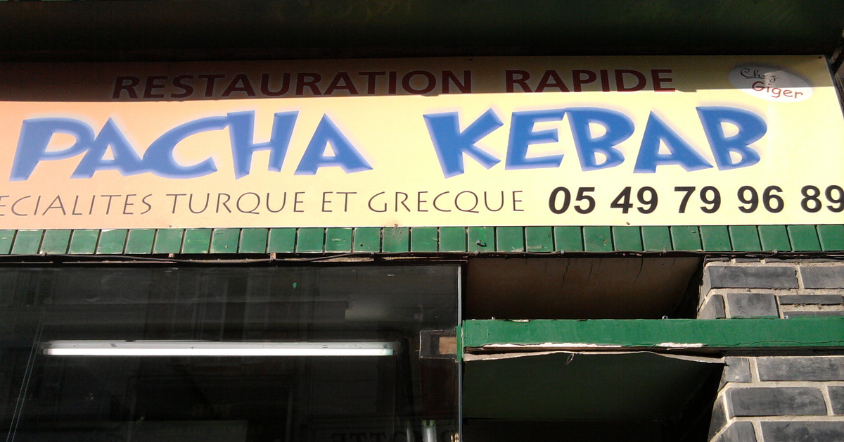 Pacha Kebab Niort 4 avis, Horaires, Téléphone