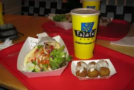 Falafel King - Boulder, Colorado: Shawarma et falafel