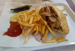 Kebab - La porte St Denis à Paris