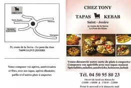 Chez tony Saint-Jeoire