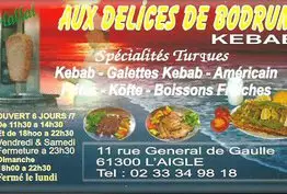 Aux Delices de Bodrum L'Aigle