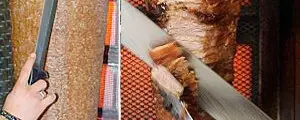 Fabrication de la broche à kebab hachée
