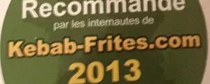 Recommandé par les internautes de Kebab-Frites