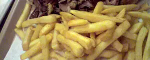 Grec frites - La porte St Denis à Paris