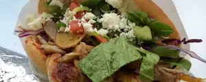 Hähnchnen Döner mit Gemüse & Durum - Mustafa Gemüse Kebap