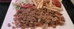 Assiette kebab - Restaurant Sibel à Paris