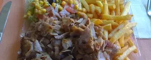 Assiette Kebab Frites - Kebab du Soleil à Perpignan