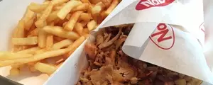 Maxi naan cheese kebab de Nabab Kebab