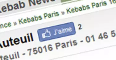 Nouvelle fiche kebab avec Open Graph de Facebook