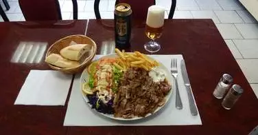 Assiette kebab - Istanbul Kebab à Rouen