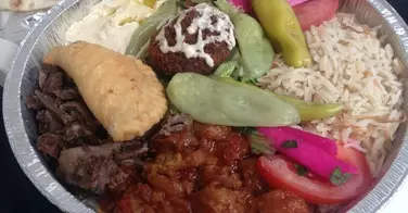 Assiette Libanaise - St Eustache Chawarma à Paris