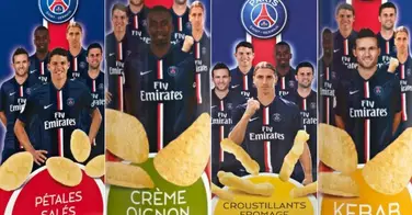 Yohan Cabaye (PSG) prête son image pour des chips goût kebab